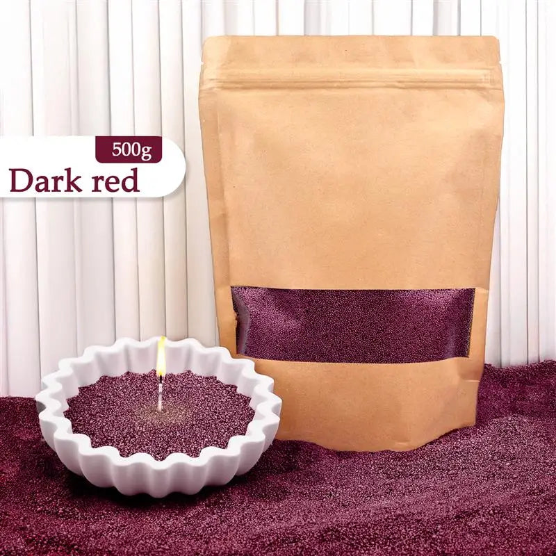 Zestaw do tworzenia świec perłowych 500 g + knoty (premium DIY kit)